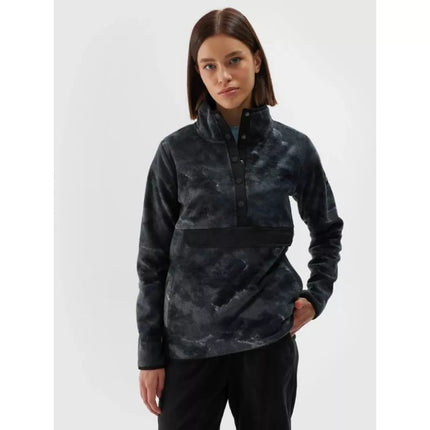 Moterims oversize fliso striukė su stovinčia apykakle 4F 4FWAW24TFLEF298-90A