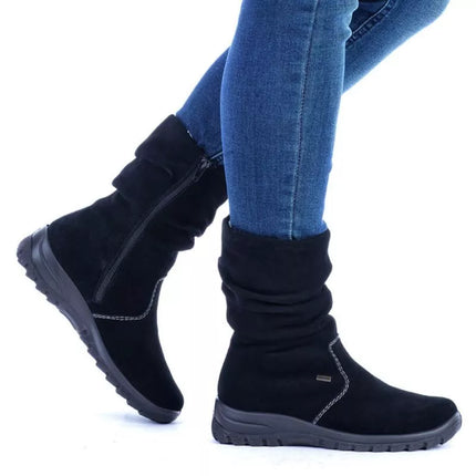 RIEKER W RKR130 odiniai su pašiltinimu ankle batai