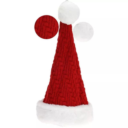 DELUXE SANTA CAP 30x40CM