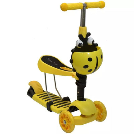 BALANCE SCOOTER 3IN1 ENERO BIEDRONKA YELLOW