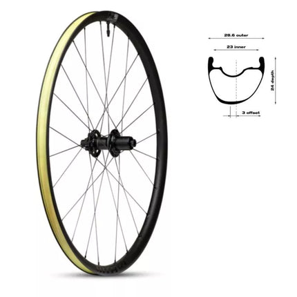 WTB Galinis ratas CZR i23x700 142x12 24 6 varžtų Shimano