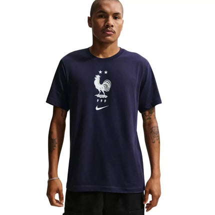 Nike FFF futbolo marškinėliai vyrams, tamsiai mėlyni IH2181 498