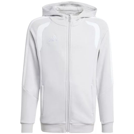 adidas Tiro 26 League Sweat Full Zip Hoodie for Kids Gray KF3323