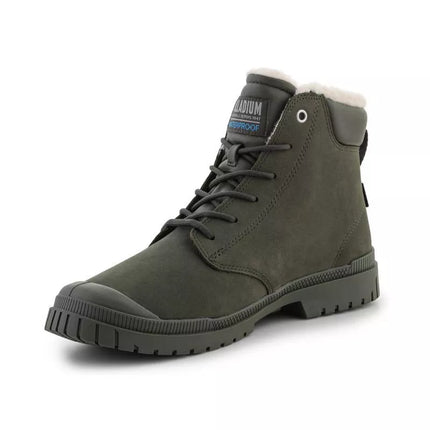 Palladium SP20 Cuff Leather Waterproof WL U 79067-325-M Olive Night batai