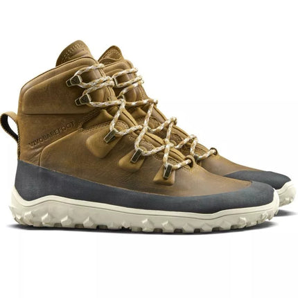 Vivobarefoot Tracker Leather AT Hiking Shoes - Tan