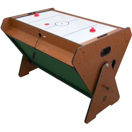 3-in-1 ROTARY GAME TABLE, BILLIARDS, TABLE FOOTBALL, AIR HOOK-UP 121x89x84.5CM