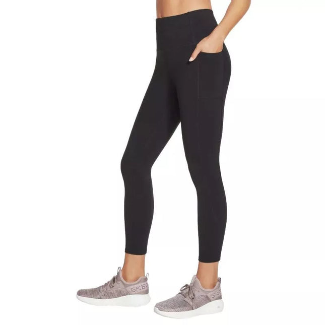 Skechers Go Walk Leggings su aukštu juosmeniu, 7/8 ilgio W03LG31B-BLK