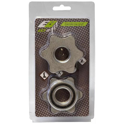 CHROME NECK CLAMP SET 2 ENERO FIT diameter 25.4MM