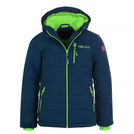 Trollkids Kids Hemsedal Snow Jacket XT navy with reflectors (513-100)