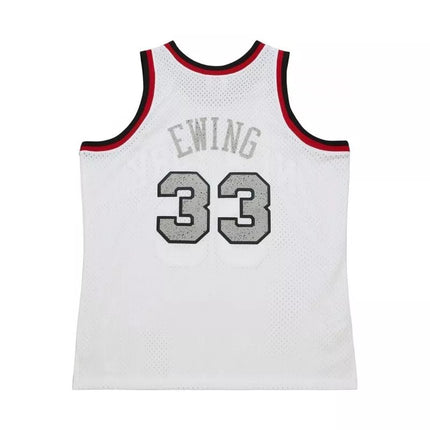 Mitchell & Ness NBA Kreidinio Cemento Swingman Džersis Knicks 1991 Patrick Ewing M TFSM5934-NYK91PEWWHIT