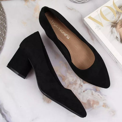 Sergio Leone W SK358A black high heel pumps