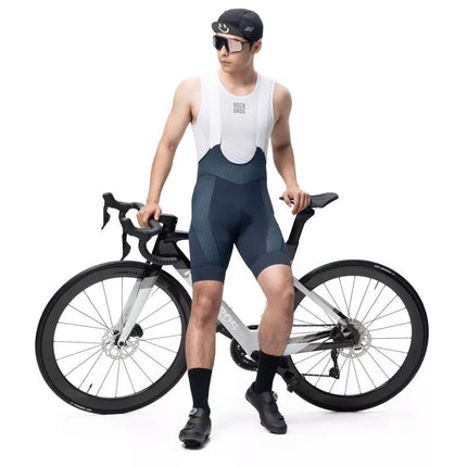 Rockbros YDDK009 Men's Cycling Bib Shorts with Pad Size L - Dark Blue