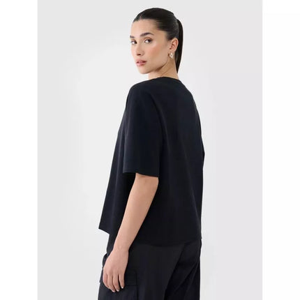 Moteriški paprasto kirpimo marškinėliai "waffle knit" 4F 4FRSS25TTSHF2651-20S
