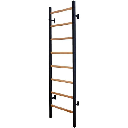 GYMNASTIC WOODEN AND METAL WALL BAR WITH 4 HANDLES BENCHK 200B