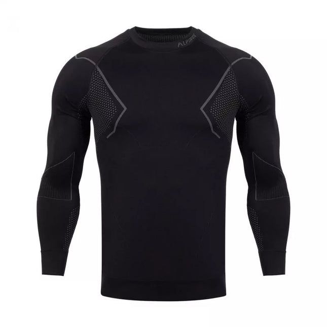 Alpinus Active Thermoaktyvus Termo marškinėliai Juoda ir Pilka M GT43189