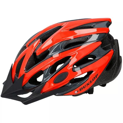 DUNLOP MTB RED ADJUSTABLE CYCLING HELMET R. L (58-61CM)