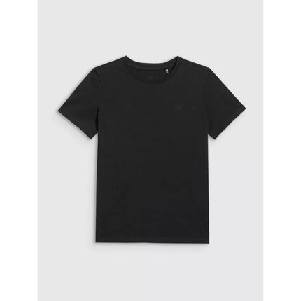 Boy's regular plain T-shirt 4F 4FJRMM00TTSHM3254-20S