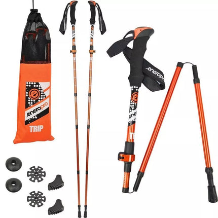 NORDIC WALKING TRIP POLES IN ENERO PRO CASE