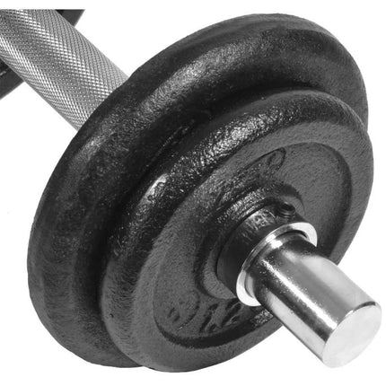 10 kg ketinis hantelis, skersmuo 30 mm, BEST SPORTING