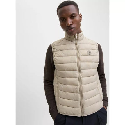 Jack&Jones vyriška liemenė JJEBRADLEY LIGHT BODYWARMER COLLAR NOO 12280973 SMĖLIO SPALVOS