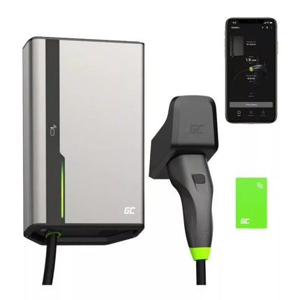 Wallbox Green Cell HabuDen 22kW 32A - 5m cable with NFC