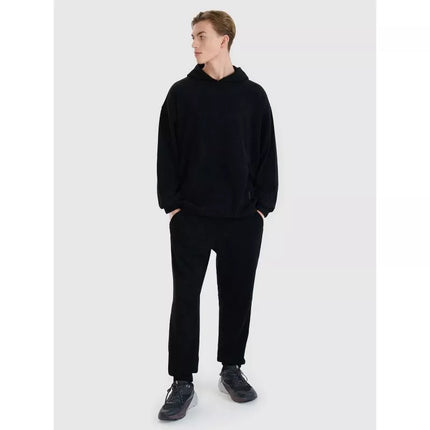 Men's sweatshirt with hood, open, 4F 4FRSS25TSWSM2181-20S