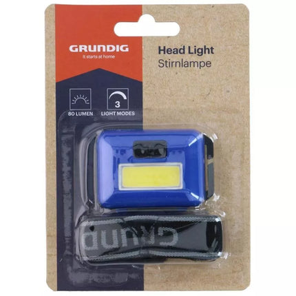 GRUNDIG COB LED turistinis priekinis žibintas - Mėlynas
