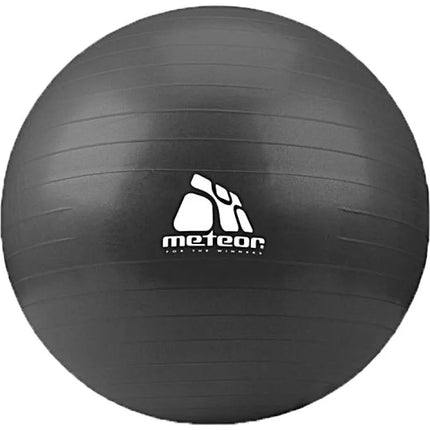 Meteor Gimnastikos kamuolys 75 cm su pompa Juodas 31134