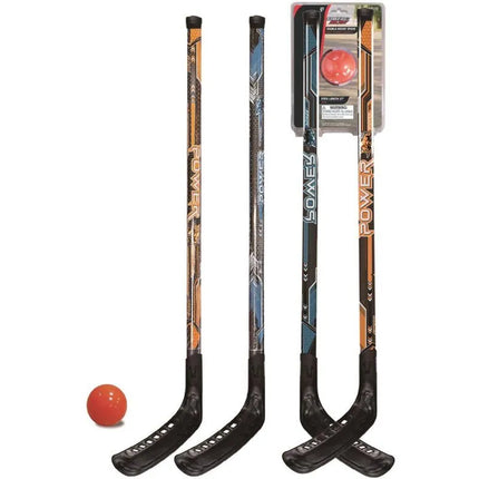POWER STREET FLOORBALL SET 2 STICKS AND BALL