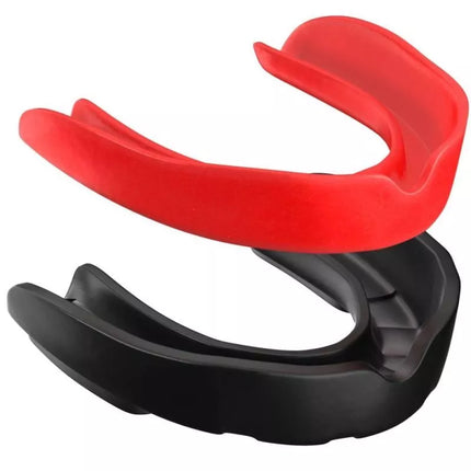 Gel Mouthguard + Box - Black and Red | GelTech
