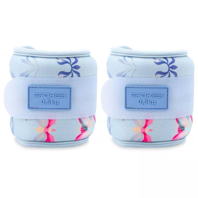 Spokey The Bloom svareliai ant kulkšnių ir riešų 2x 0,5 kg SPK-944489