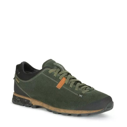 Bellamont Gore-tex Vyriški patvarūs žygio batai žali Aku