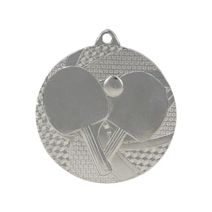Silver medal - table tennis - steel medal