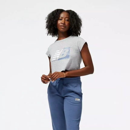 New Balance Sport Core Dvi spalvos CO AG W Marškinėliai WT31817AG