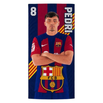 FC Barcelona Pedri paplūdimio rankšluostis iš mikropluošto 70X140 120010