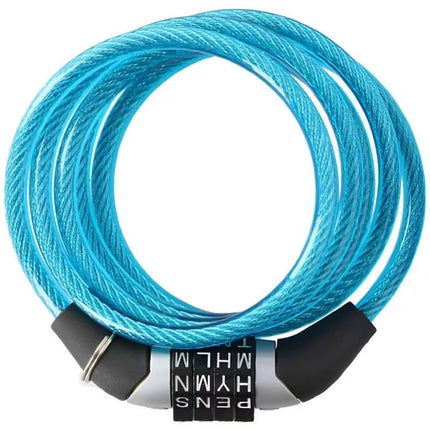 Dunlop dviračio kodo spyna 6 mm 120 cm ST 4ass 02922