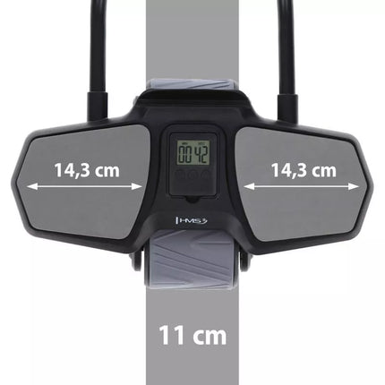 KA10 BLACK ABS WHEEL AUTOMATIC WHEEL FOR EXERCISING THE ABDOMINAL MUSCLES WITH SUPPORT