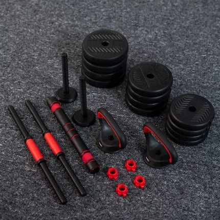 HMS SGN130 6-in-1 weight set (barbell, dumbbells and kettlebell) 30kg