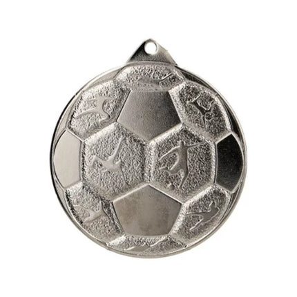 STEEL MEDAL FOOTBALL FI 50 MMC8850/S - SILVER