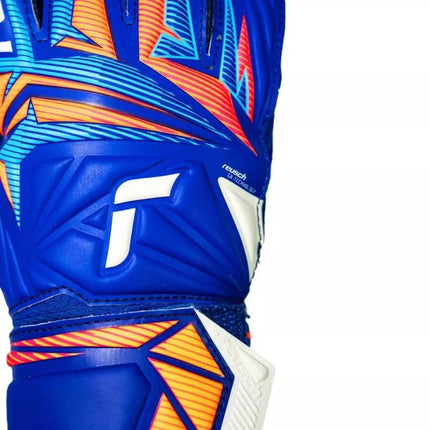 Reusch Attrakt Solid Junior goalkeeper gloves blue 5672515 4126