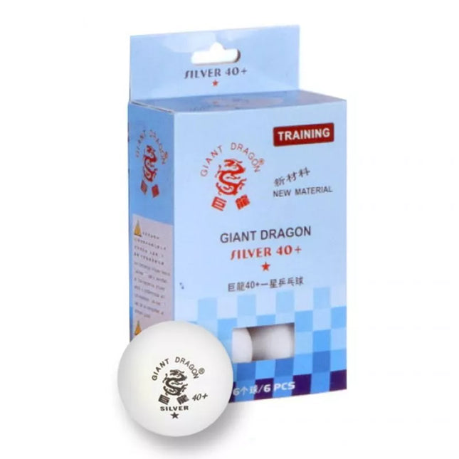 SMJ Sidabrinė Žvaigždė 6 vnt. stalo teniso kamuoliukų 8331