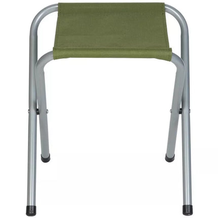 FISHING CHAIR TOURIST FOLDING STOOL GREEN 33X27X35CM
