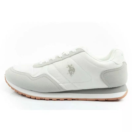 US Polo Assn sports shoes sneakers men's fashionable comfortable white
