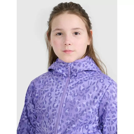 Mergaičių softshell striukė, vėjo nepraleidžianti membrana 5000, 4F 4FJRAW25TSOFF507-90A