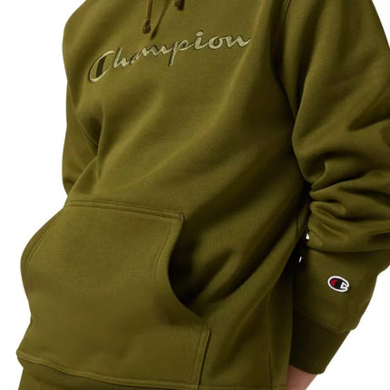 Champion Hooded Sweatshirt Men's Olive 220271 GS585
