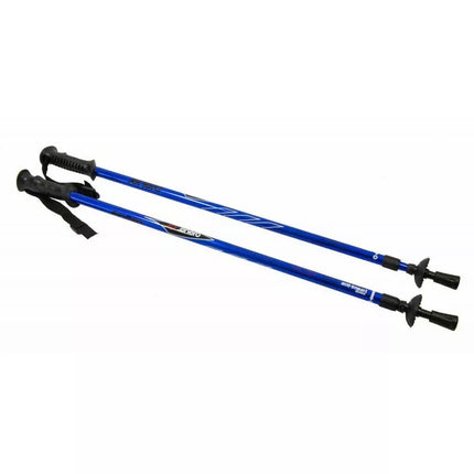 Classic blue trekking poles
