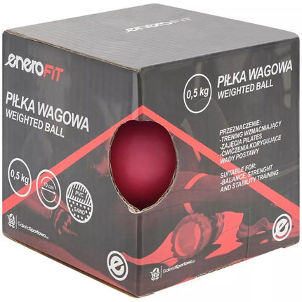 WEIGHT BALL WITH 0.5 KG WEIGHT PINK ENERO FIT