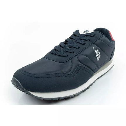 US Polo Assn sports shoes sneakers men's fashionable comfortable navy blue