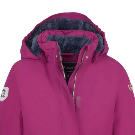 Trollkids Girls Alesund Coat Waterproof Pink Down Jacket (301-235)