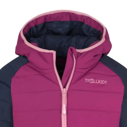 Trollkids Kids Hafjell Snow Jacket PRO with hood, waterproof, pink (514-182)